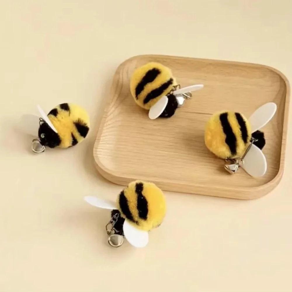 Pet Interactive Cat Toys Cute Simulation Bees Cat Teasing Sticks