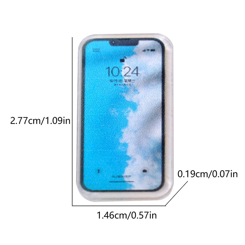Dollhouse Miniature Mobile Phone Simulation Smartphone Model Kids