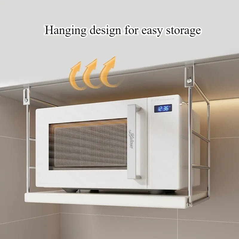 Kitchen Microwave Oven Shelf Wall Mounted Oven Rice Cooker