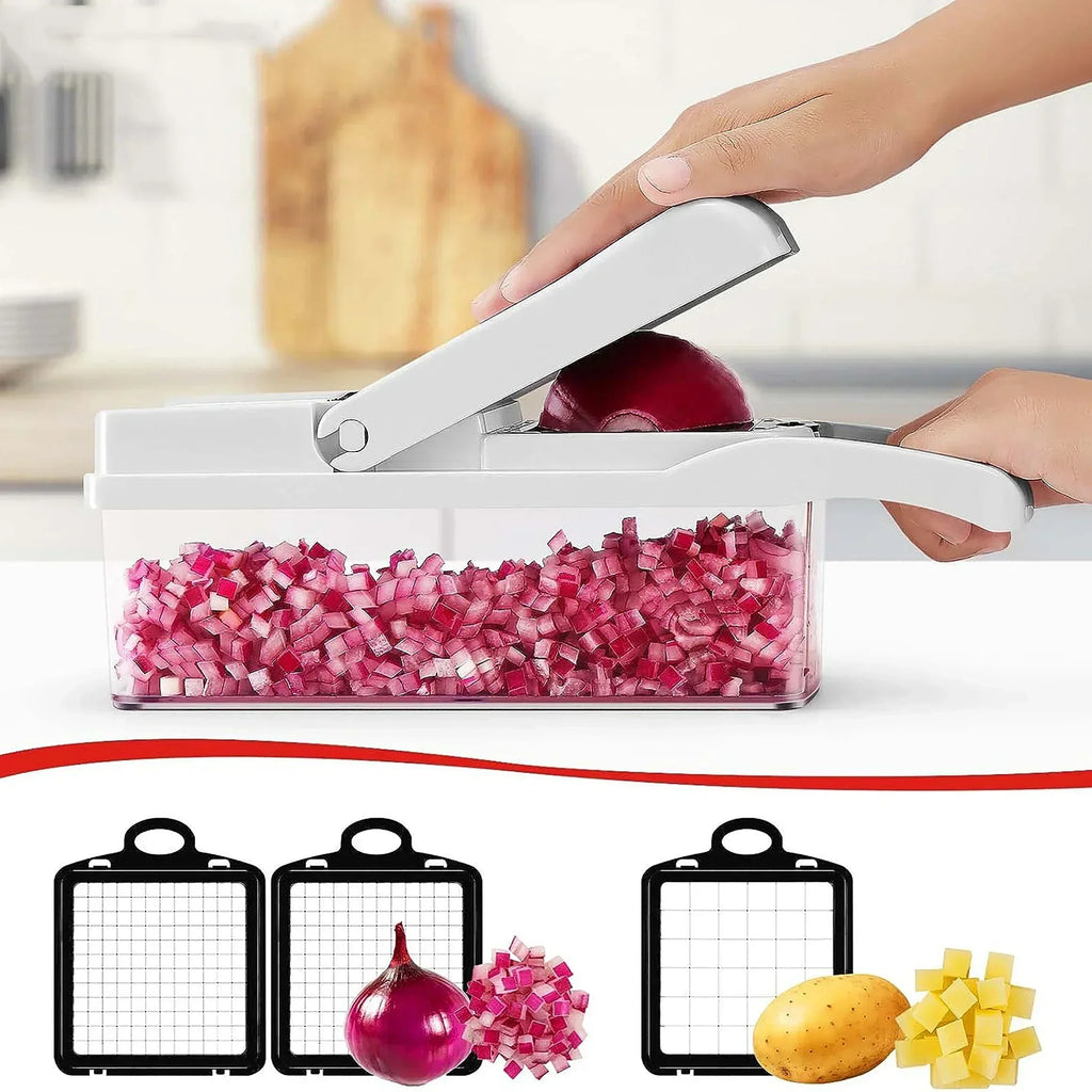 12 in 1 Multifunctional Vegetable Cutter Food Chopper Potato Slicer