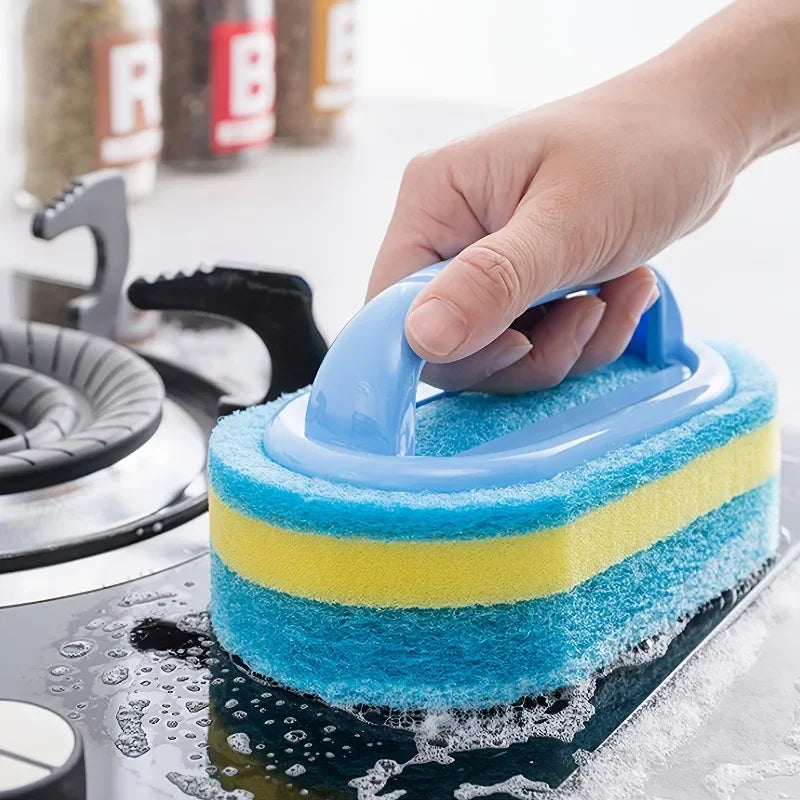 Household Cleaning Brush With Handle Dish Soap Bathroom Kitchen Tub