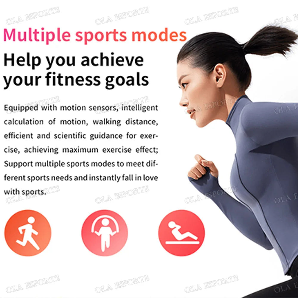 M7 Smart Watch Heart Rate Blood Pressure Monitor AMOLED Screen Smart