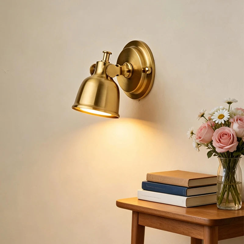 Nordic LED Retro Wall Lamp Minimalist Living Room Bedroom Bedside