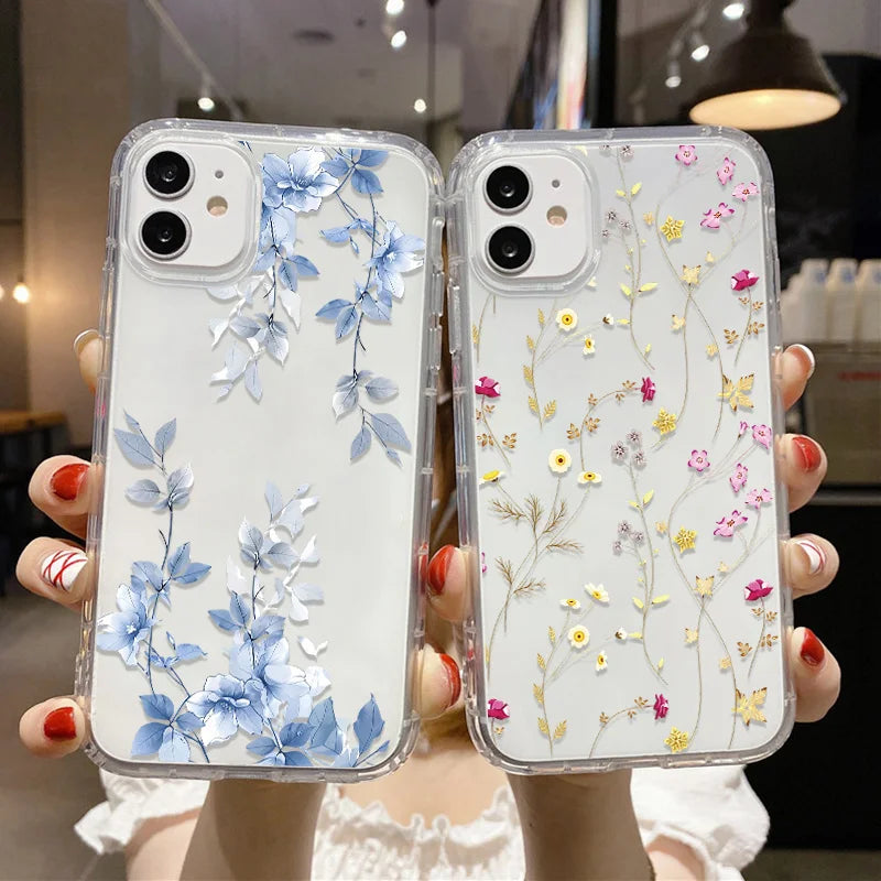 Flower Phone Case For iPhone 17 18 Pro Max Case iPhone 15 13 14 11 12