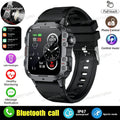 Smart Watch For Men LED Flashlight GPS Fitness Tracker Heart Rate