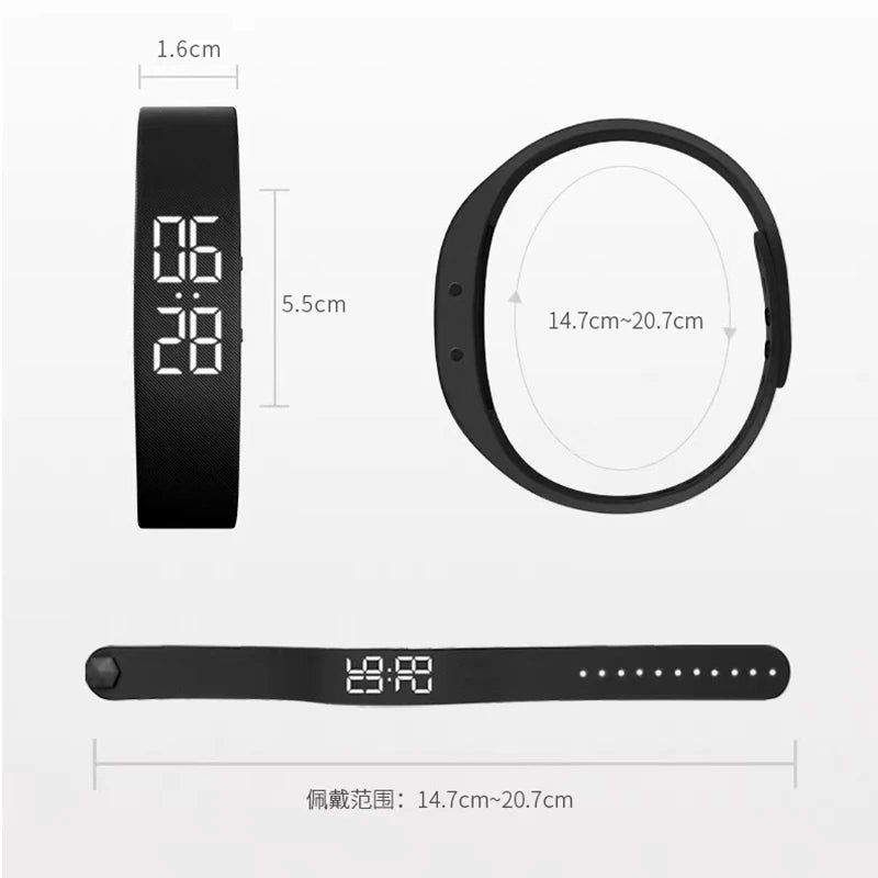 Smart Watch Sports Bracelet Smart Bracelet With Vibrating Alarm Clock