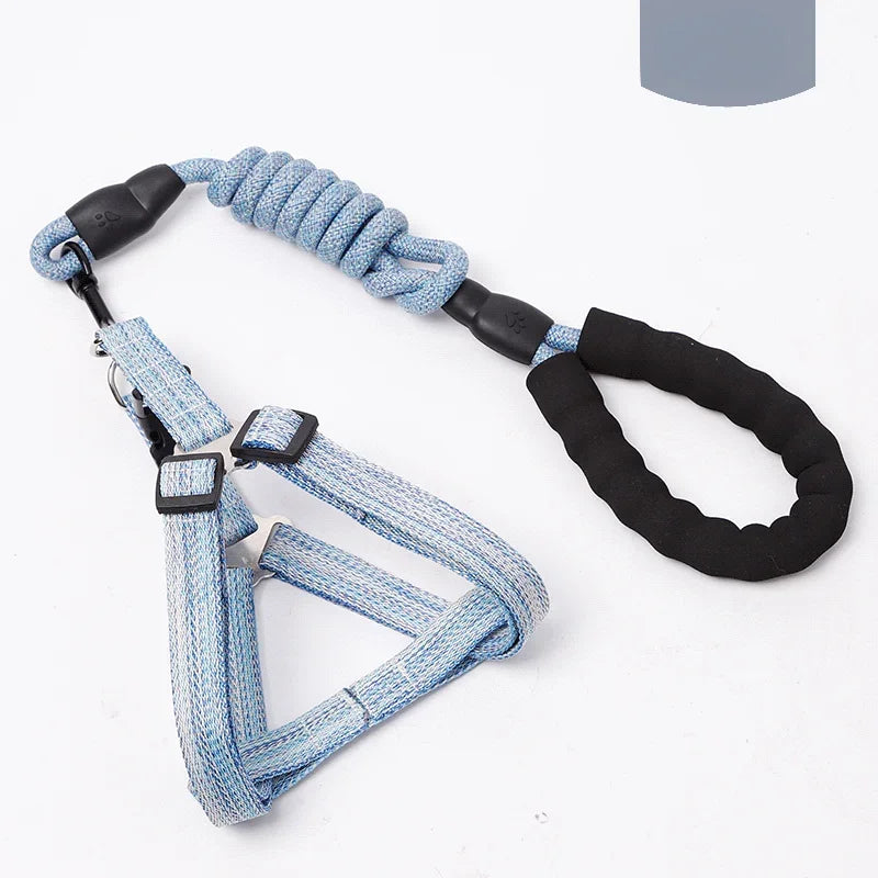 Dog Harness 1.2M Leash Set for Small Dogs Adjustable Puppy Cat