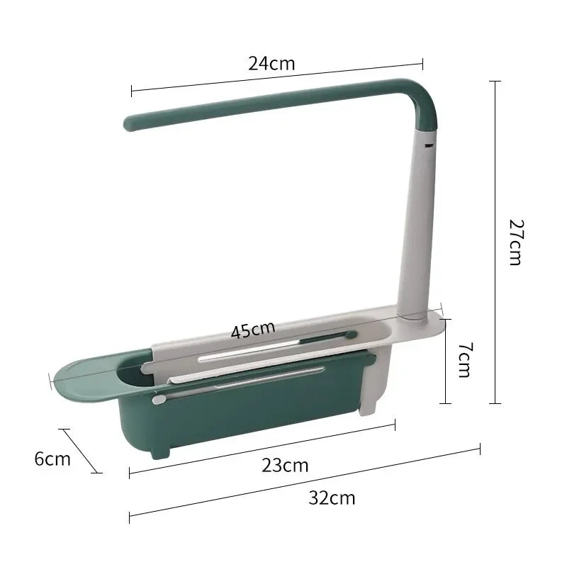 Kitchen Sink Drain Rack Telescopic Sink Shelf Sinks Organizer Soap