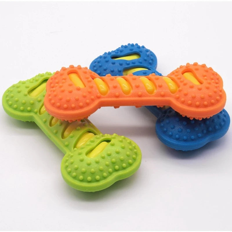 Dog Chew Toys for Teething Interactive Durable Teeth Cleaning Chew