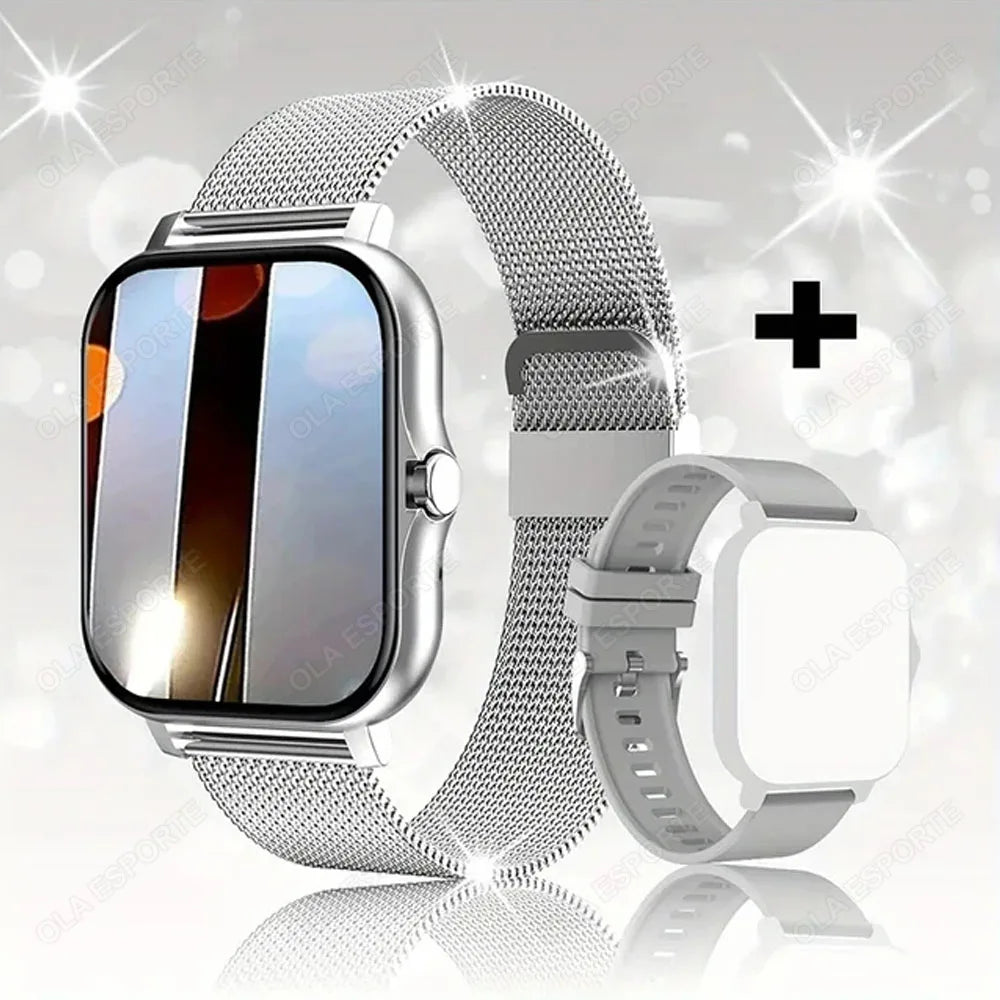 2026 New Smart Watch for Men Women Gift Full Touch Screen Sport Fitness Watch Bluetooth Call Electronics Digital Smartwatch Hw12