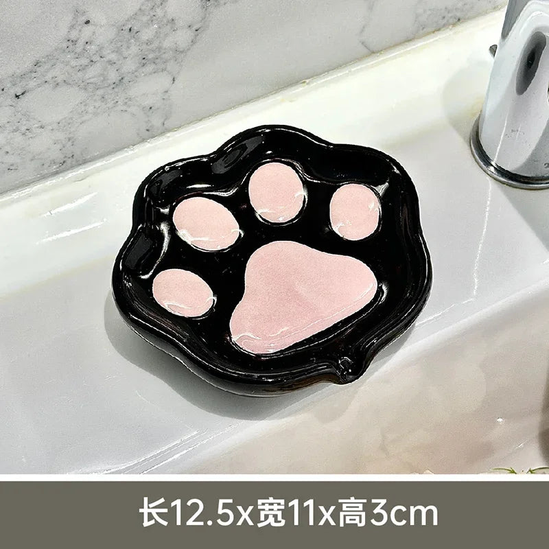 Cute Cat's Paw Hand Wash Dispensed Bottle Shower Gel Shampoo Press