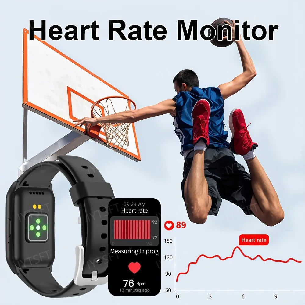 LAXASFIT   Smart Watch Men Women Wristwatch Message Fitness Monitor