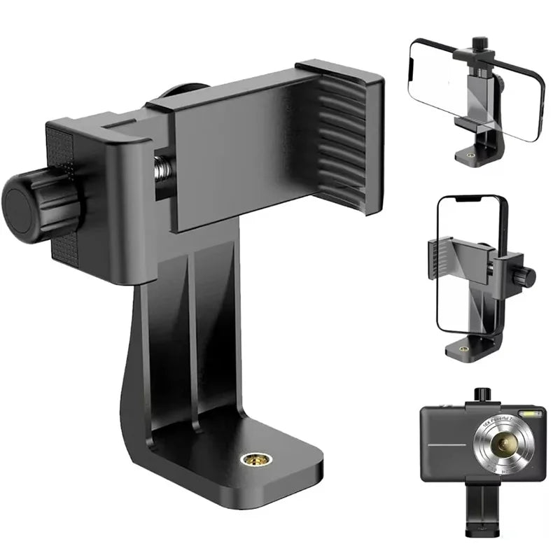 Photo Vlog Filming Accessories Portable Tripod Mount Cell Phone Clip