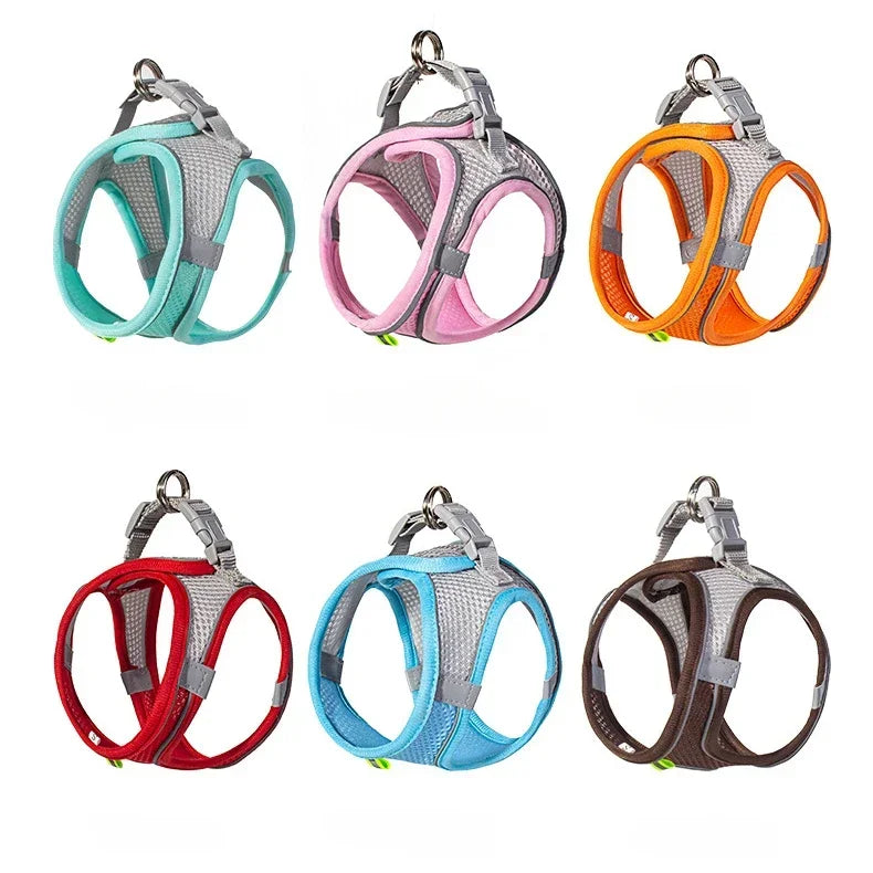 Dog Harness Leash Set for Small Dogs Adjustable Puppy Cat Harness