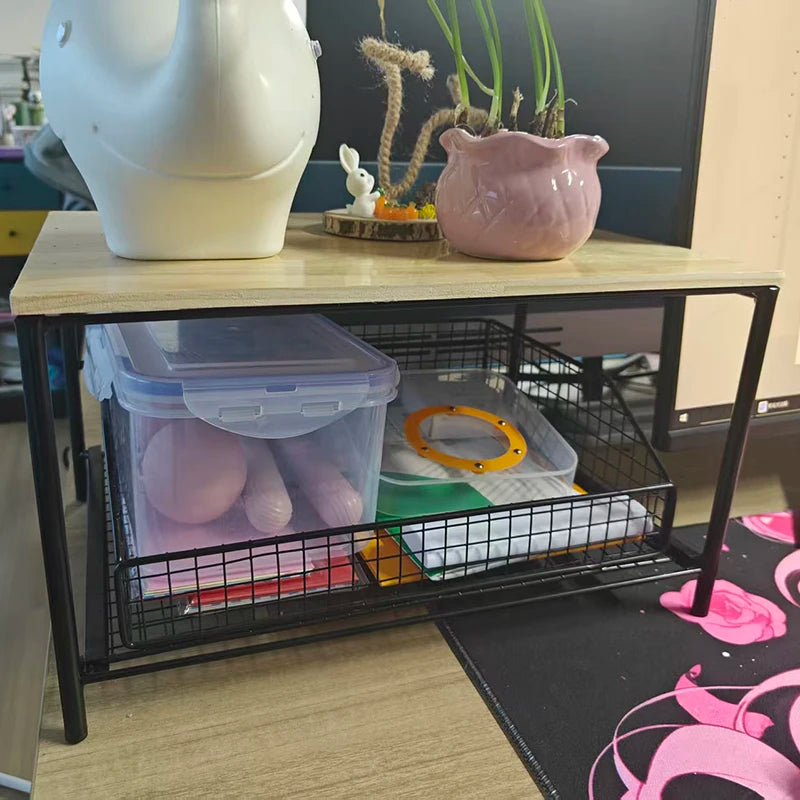 Kitchen Countertop Organizer – Multi-Use Shelf for Microwave, Spices