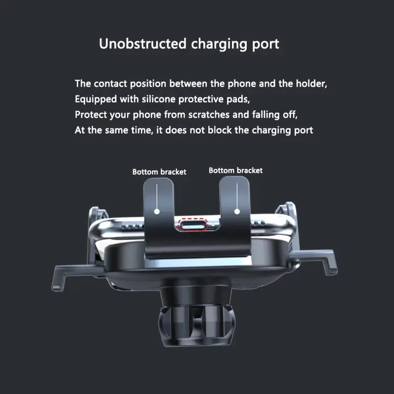 Car Phone Holder Universal Car Foldable Rotatable GPS Phone Stand Air