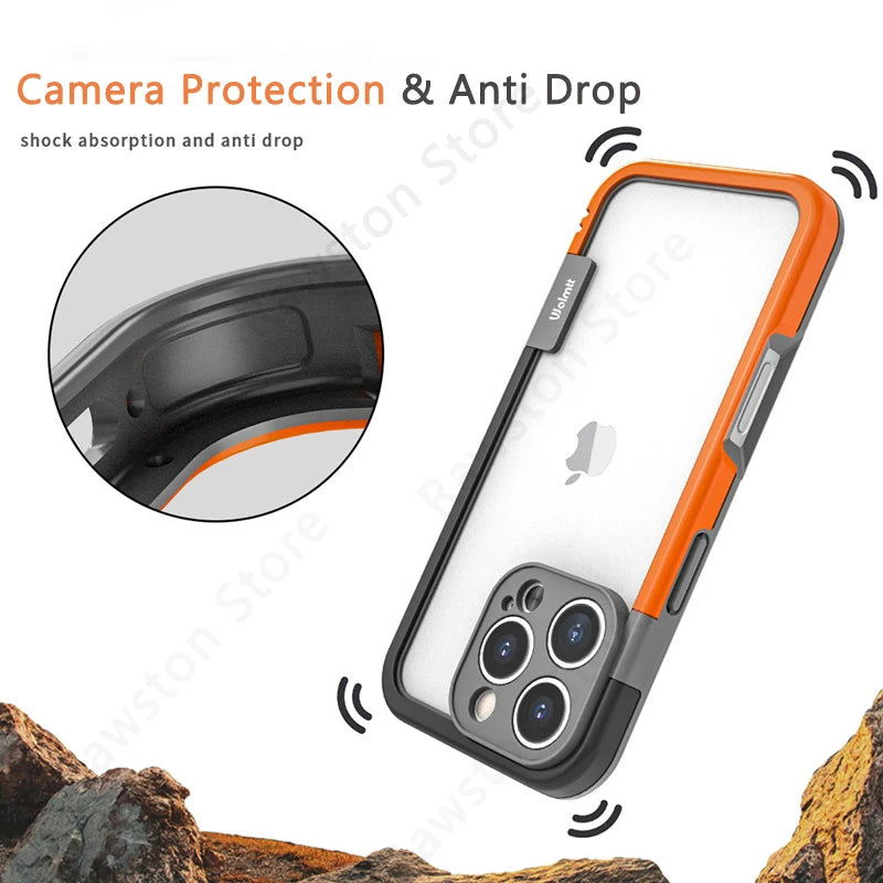 Shockproof Soft Silicone Frame Phone Case for iPhone 18 17 Pro Max 13