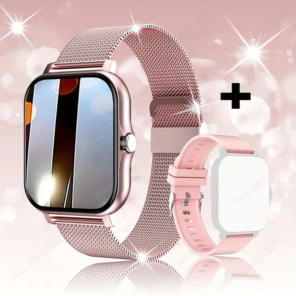 2026 New Smart Watch for Men Women Gift Full Touch Screen Sport Fitness Watch Bluetooth Call Electronics Digital Smartwatch Hw12