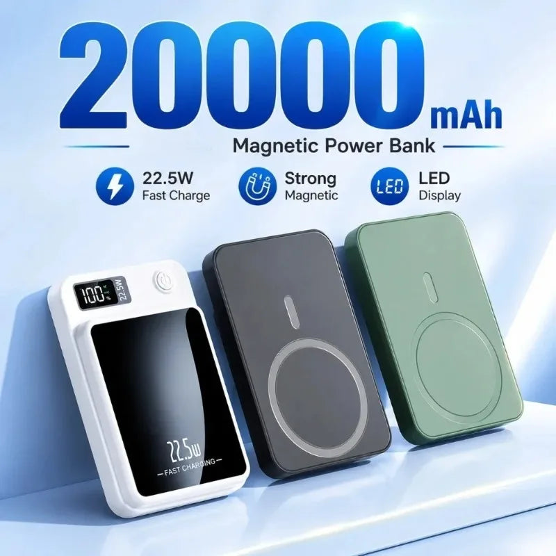 Magnetic Wireless Power Bank 10 000 / 20 000 mAh