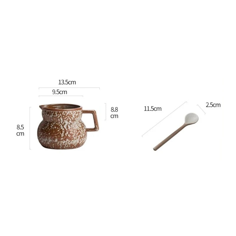 Coffee Cup  Fashion Exquisite High Sense Retro Style Hand Brewed