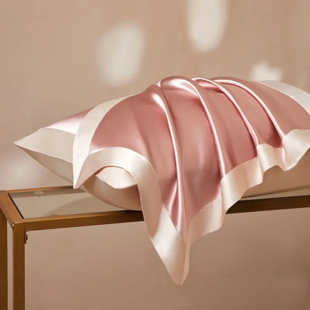 1/2 PC 100% Natural Mulberry Silk Pillow Case 48x74cm Real Silk Protect Hair Skin Pillowcase 40 Momme Bedding Pillow Cover