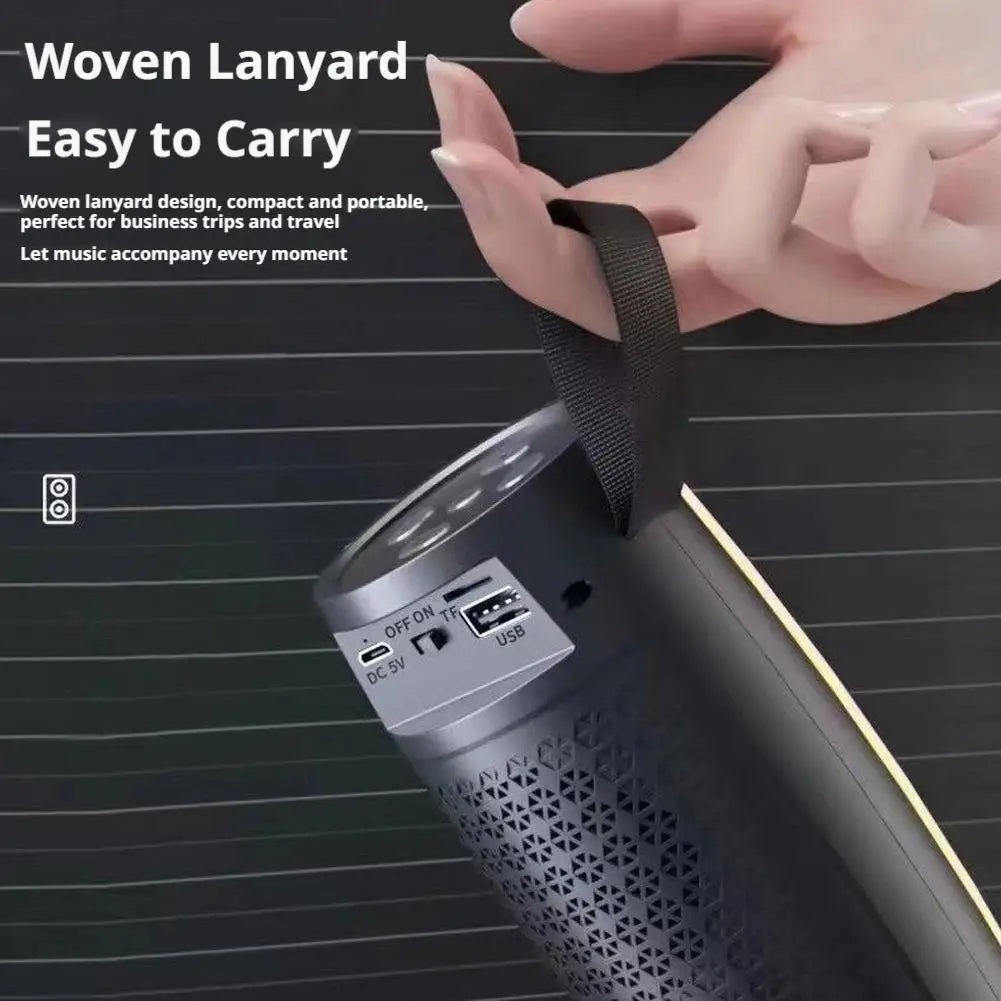 Small Portable Wireless Bluetooth Speaker Heavy Bass Subwoofer with