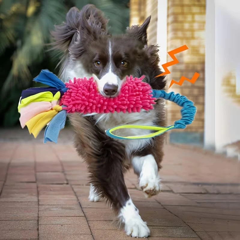 Durable Dog Toys for Aggressive Chewers - Soft Plush Pulling Rope