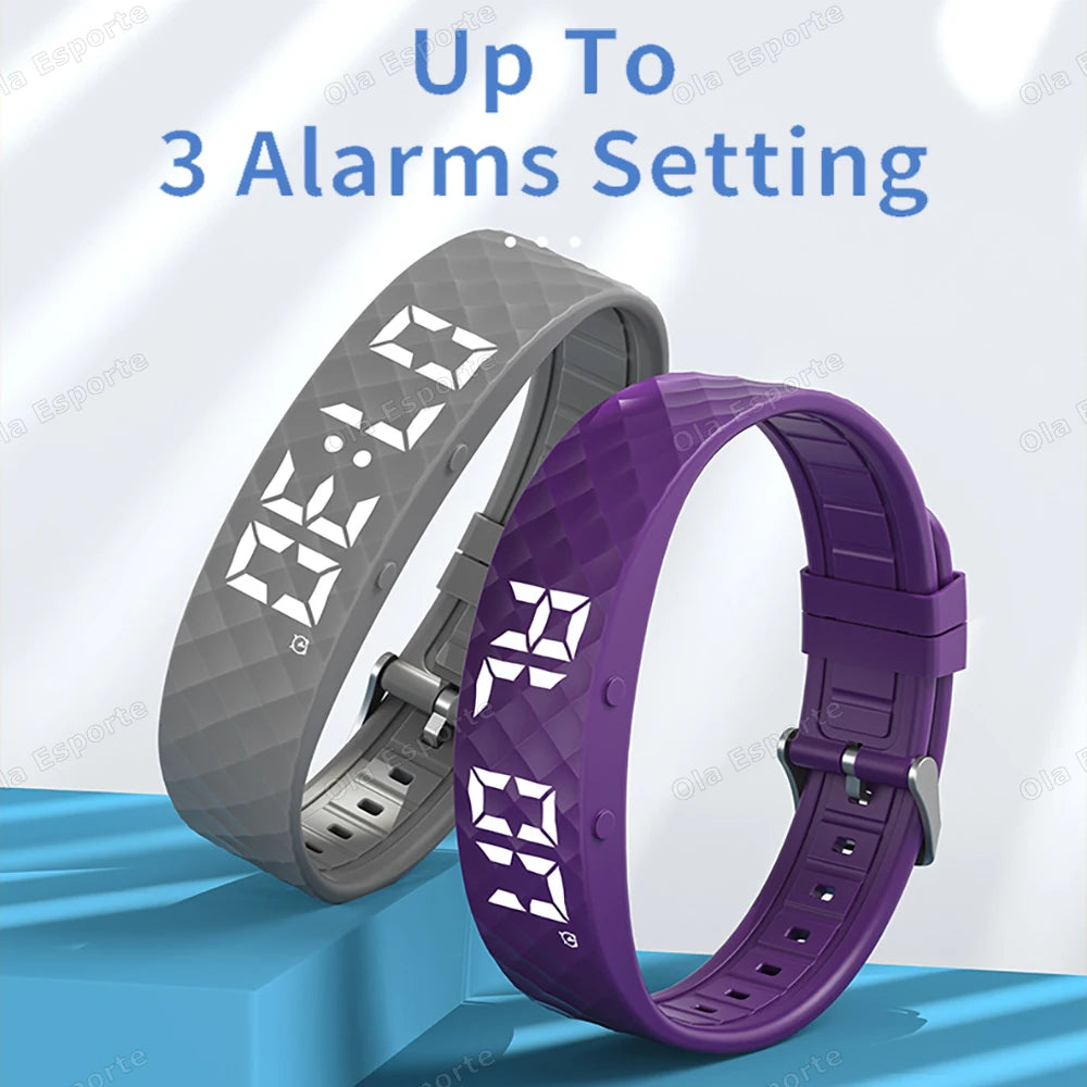 Smart Watch Men Women Pedometer Fitness Bracelet Step Count Multi