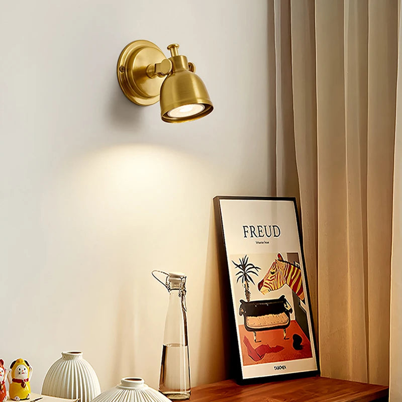 Nordic LED Retro Wall Lamp Minimalist Living Room Bedroom Bedside
