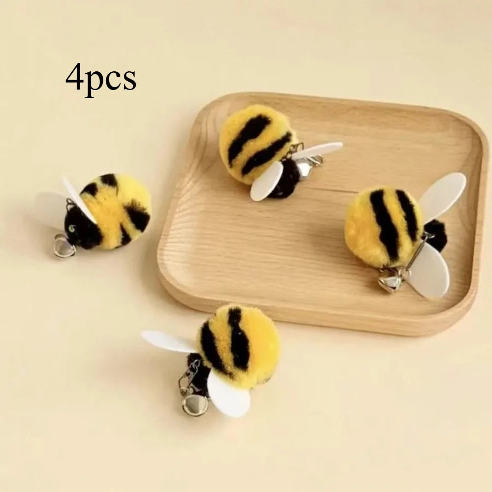 Pet Interactive Cat Toys Cute Simulation Bees Cat Teasing Sticks