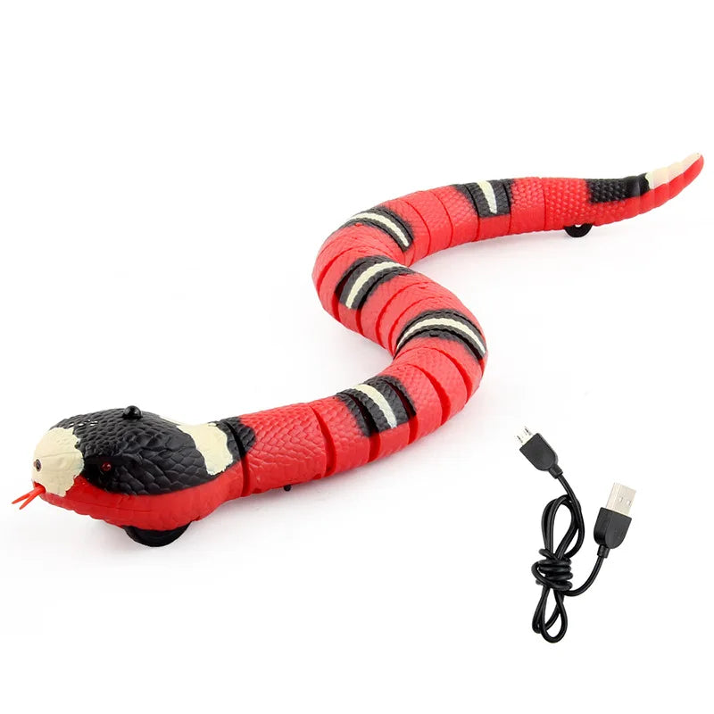 Pet Cat Toys Interactive Smart Snake TeaseToys Automatic Sensing