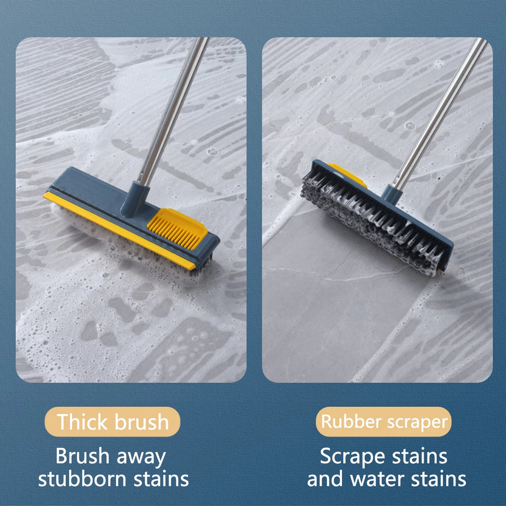 2 in 1 Household Cleaning Brush Floor Scrub Bathroom Cleaning Tools