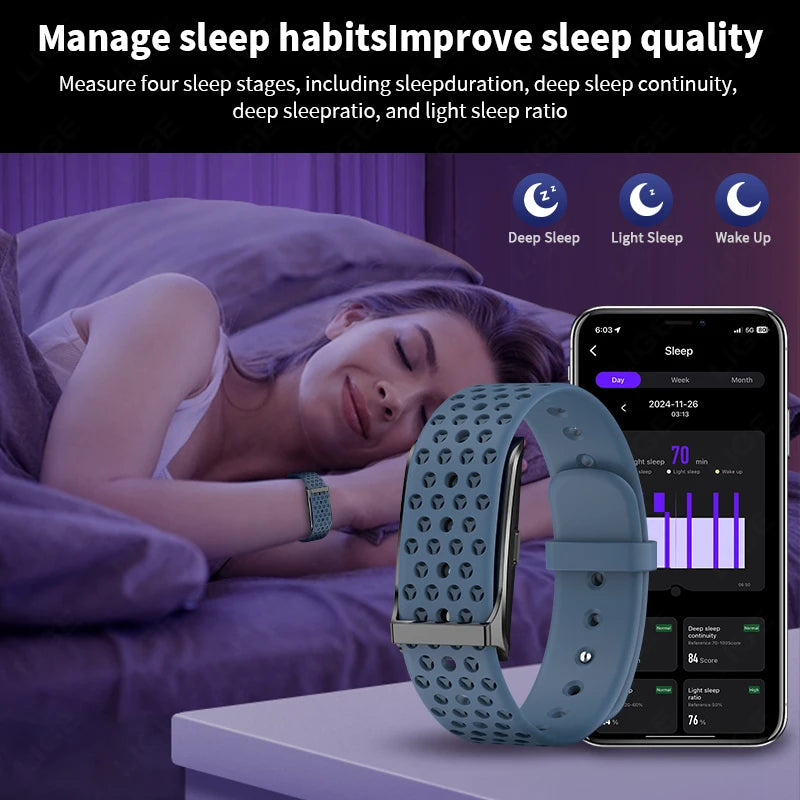 Sport Fitness Tracker Smart Bracelet Heart Rate Blood Pressure