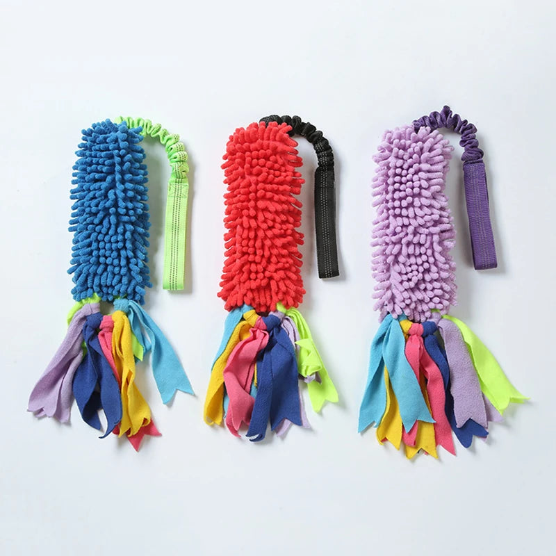 Durable Dog Toys for Aggressive Chewers - Soft Plush Pulling Rope