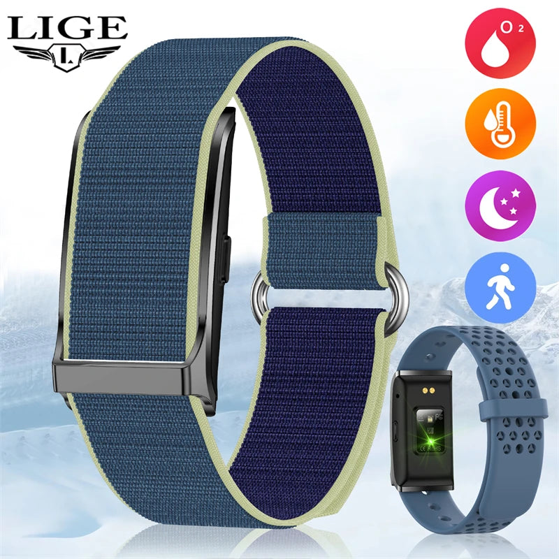Sport Fitness Tracker Smart Bracelet Heart Rate Blood Pressure