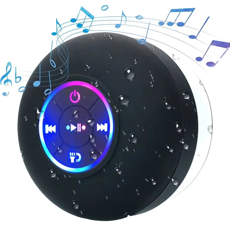 Portable Wireless Bluetooth 5.0 Speaker LED IPX4 Waterproof