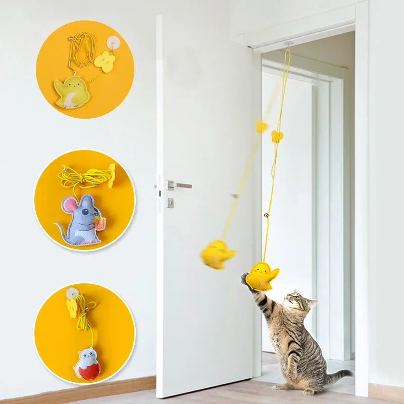 Interactive Cat Hanging Simulation Cat Toy Funny Self-hey Interactive