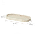 Beige Travertine Bathroom Accessories Set Natural Marble Soap