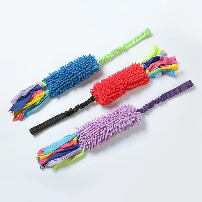 Durable Dog Toys for Aggressive Chewers - Soft Plush Pulling Rope