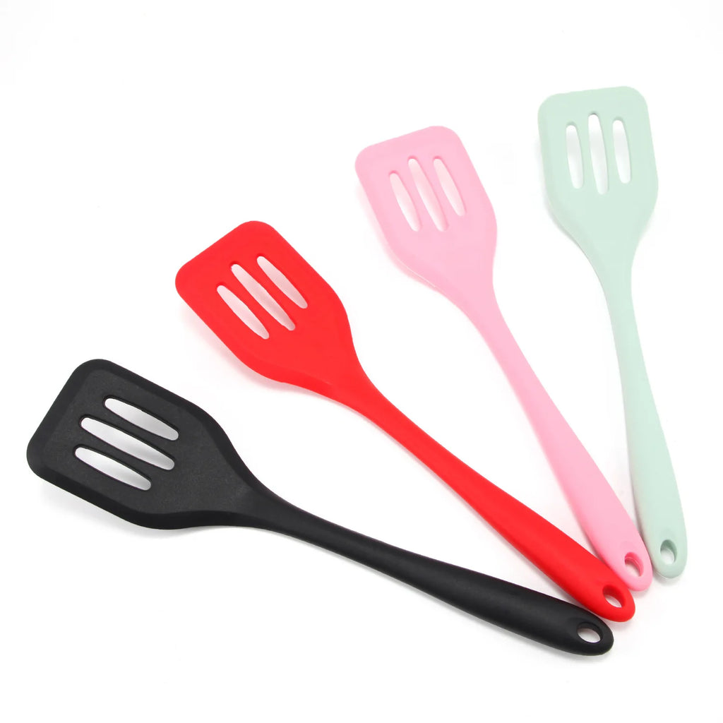 Kitchen Silicone Turners Gadgets Spatula Egg Fish Frying Pan Scoop