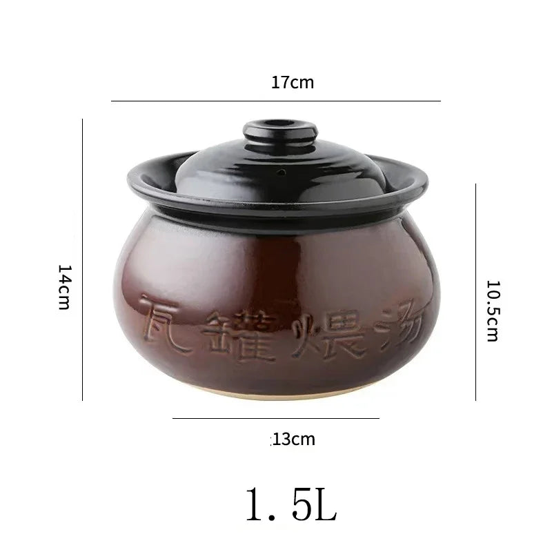 250ml 300ml 500ml 1L 1.5L Casserole Soup Clay Stew Pots Rice Noodle