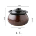 250ml 300ml 500ml 1L 1.5L Casserole Soup Clay Stew Pots Rice Noodle