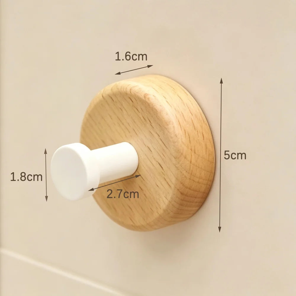White Walnut Wood Bathroom Hardware Set Towel Rack Organizer Shelf