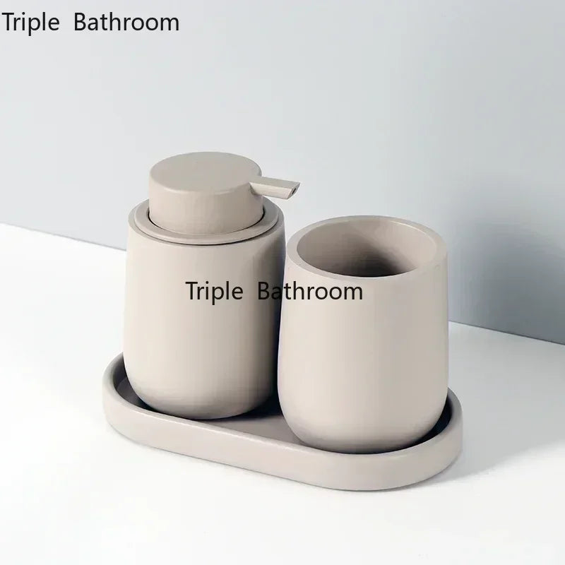 Resin Lotion Bottle Mouthwash Cup Tray Home Decoration Toilet Kitchen