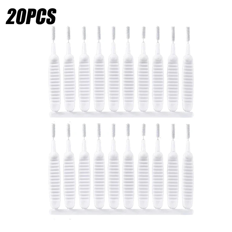 10-500PCS Shower Cleaning Brush Bathroom Micro Nylon Brush Nozzle Anti-blocking Cleaning Tools Bathroom Accessories