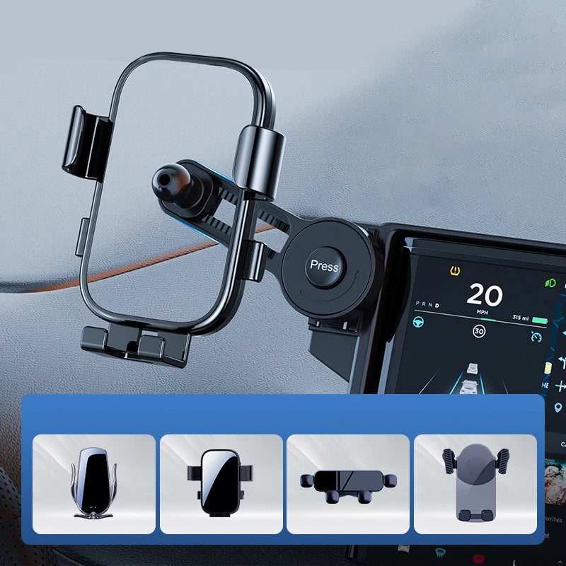 Car Phone Holder Bracket Accessories Interior Air Outlet Vent Base