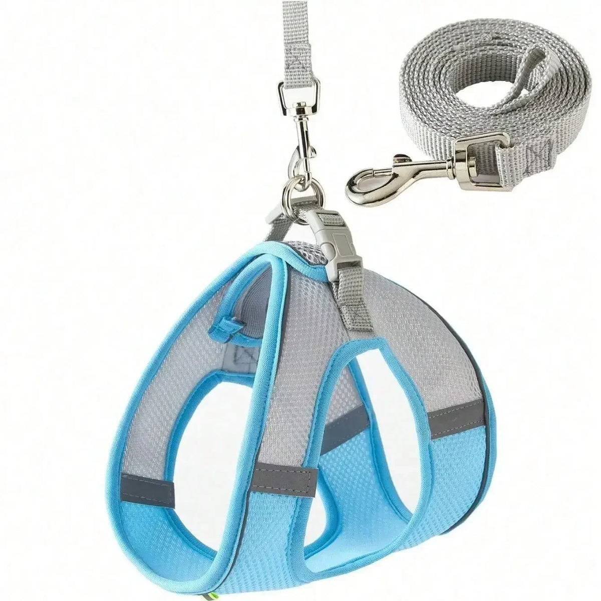 Small Dog Harness with Leash Set Anti Escape Vest Harness for French