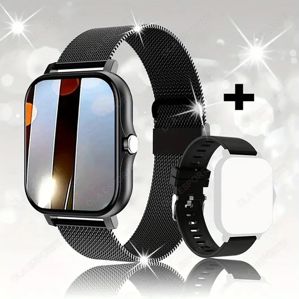 2026 New Smart Watch for Men Women Gift Full Touch Screen Sport Fitness Watch Bluetooth Call Electronics Digital Smartwatch Hw12