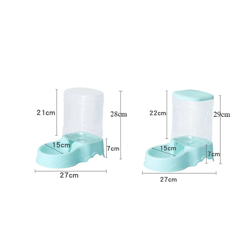 Pet feeder drinking water bowl 3.8L combination large capacity cat