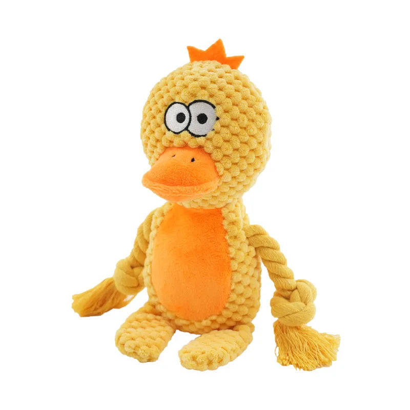 Quality Plush Dog Toys Chewy Squeaky Fun for All Breeds Durable